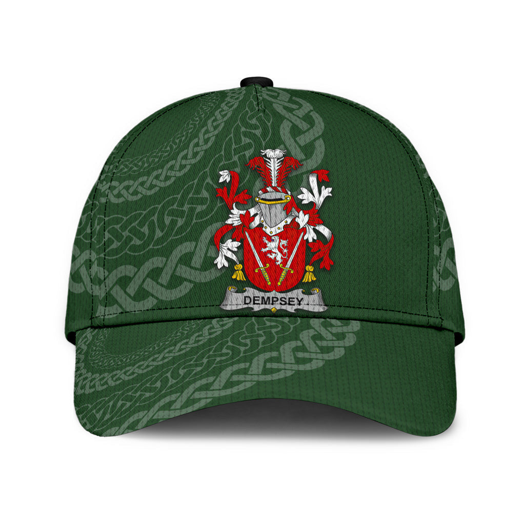 Dempsey Coat Of Arms - Irish Family Crest St Patrick's Day Hat Classic Cap Trucker Hats Custom Hats Gifts For Men & Women