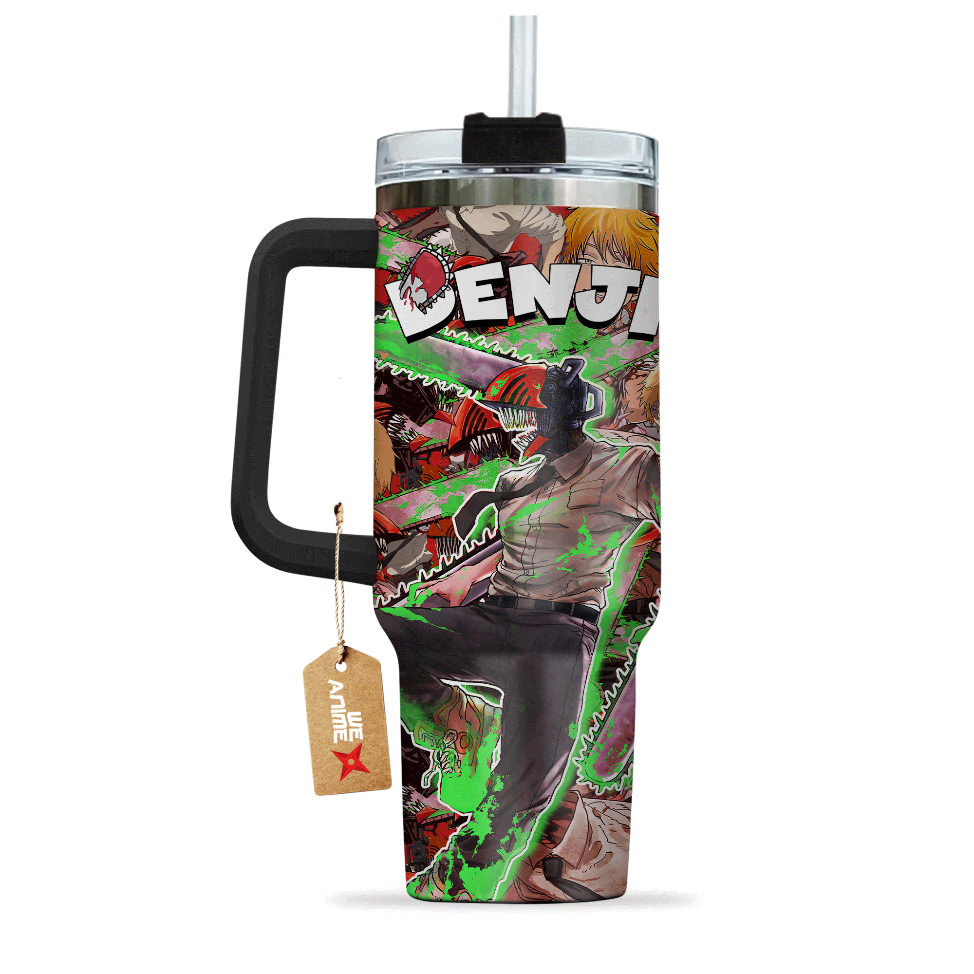 Denji Chainsaw Man Anime Custom Stanley Cup 40 oz 30 oz Tumbler With HandleTVC2301204