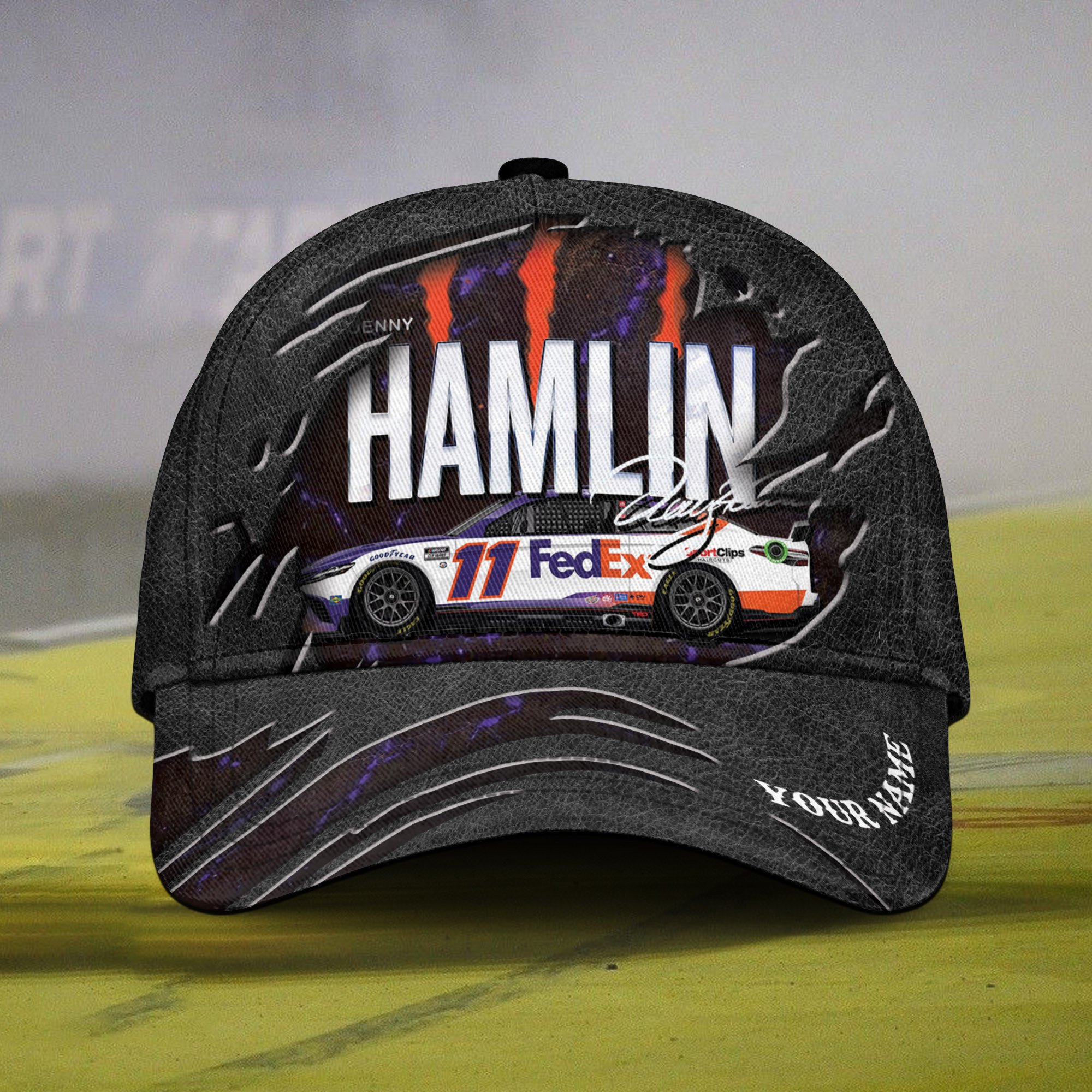 Denny Hamlin Nascar Personalized Classic Cap For Fans  Trucker Hats Custom Hats Gifts For Men & Women