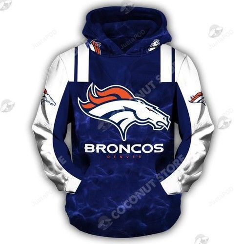 Denver Broncos 3D All Over Print Hoodie, Zip Hoodie