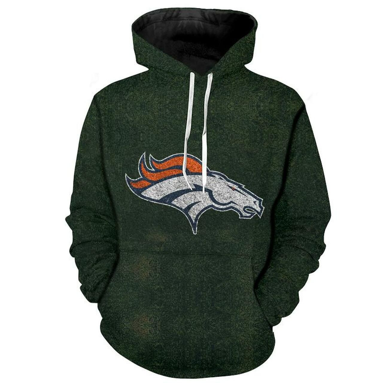 Denver Broncos 3D All Over Print Hoodie, Zip Hoodie