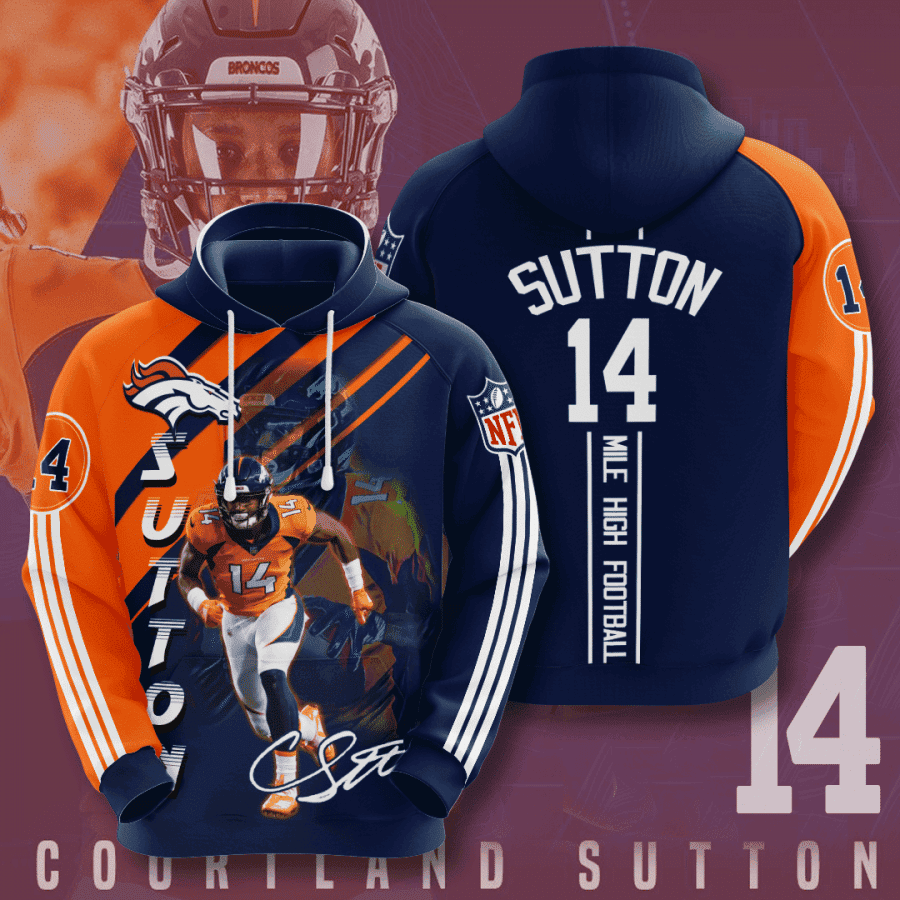 Denver Broncos 3D All Over Print Hoodie, Zip Hoodie