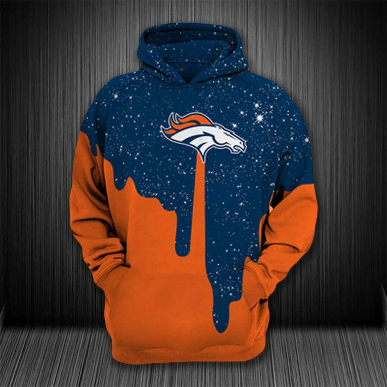 Denver Broncos 3D All Over Print Hoodie, Zip Hoodie