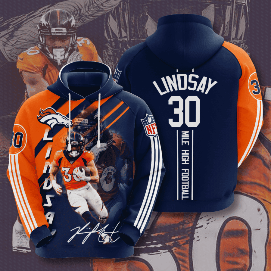 Denver Broncos 3D All Over Print Hoodie, Zip Hoodie