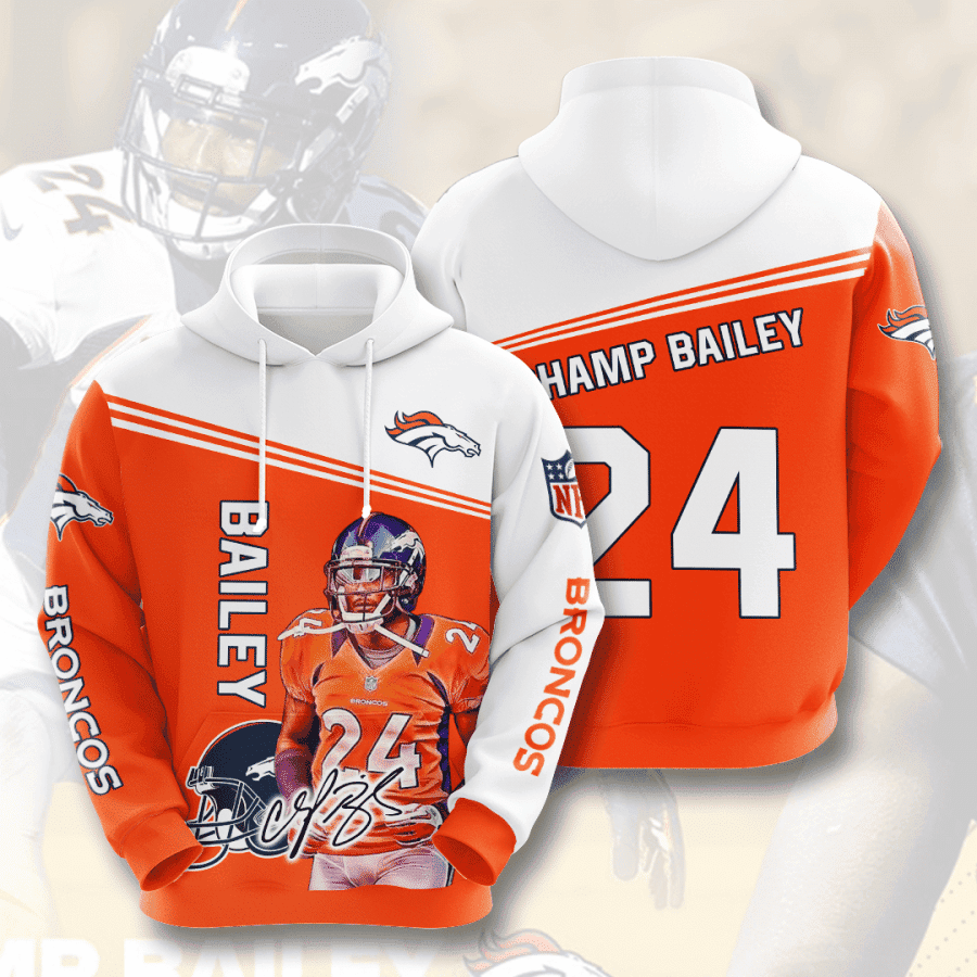 Denver Broncos 3D All Over Print Hoodie, Zip Hoodie