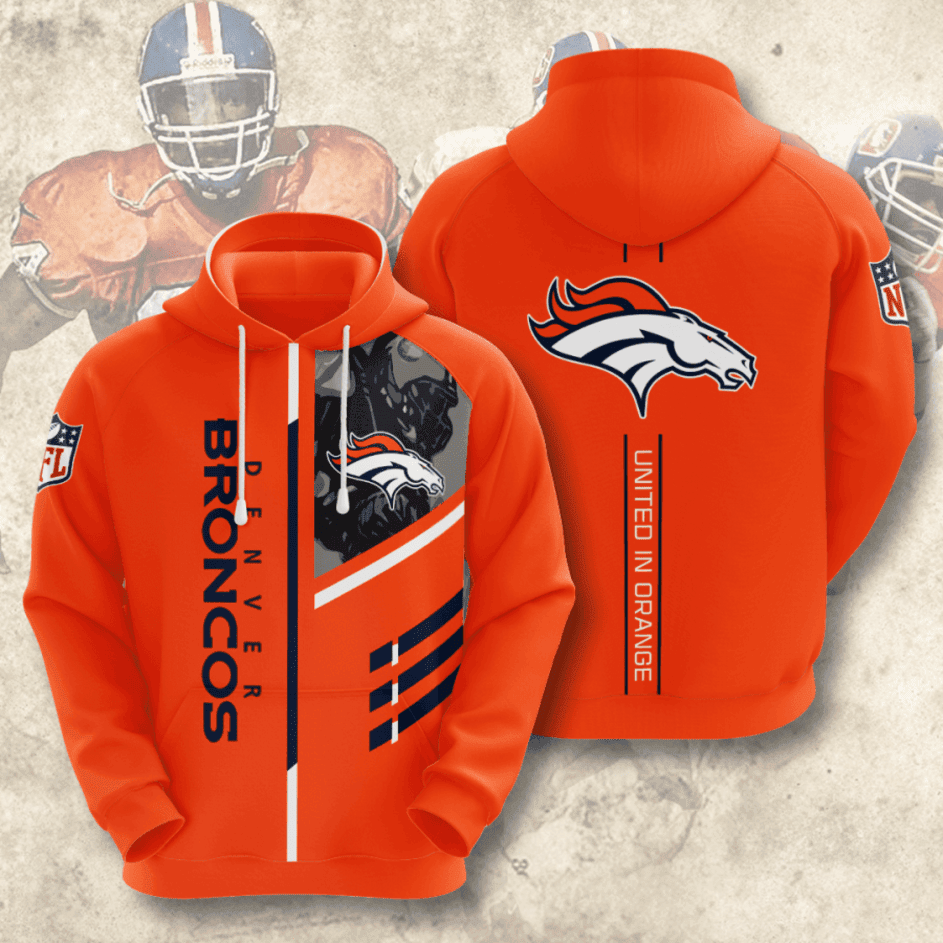 Denver Broncos American Football 3D All Over Print Hoodie, Zip Hoodie