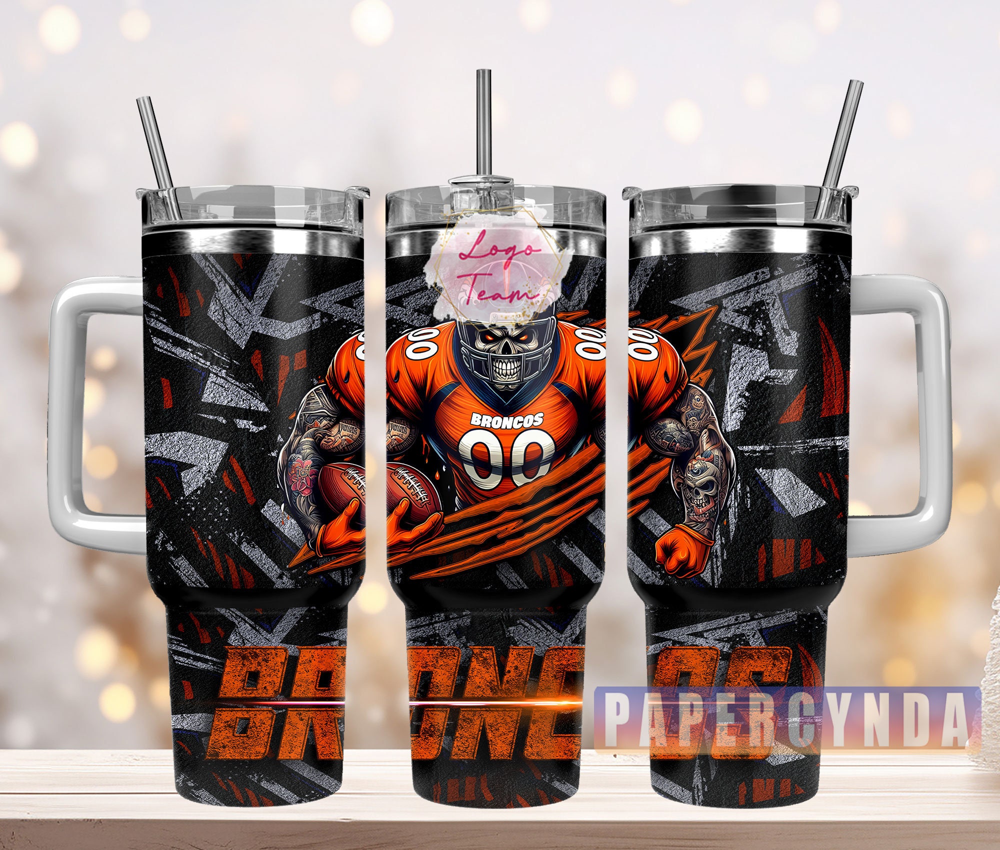 Denver Broncos Custom Stanley Cup 40 oz 30 oz Tumbler With HandleTVC2301833