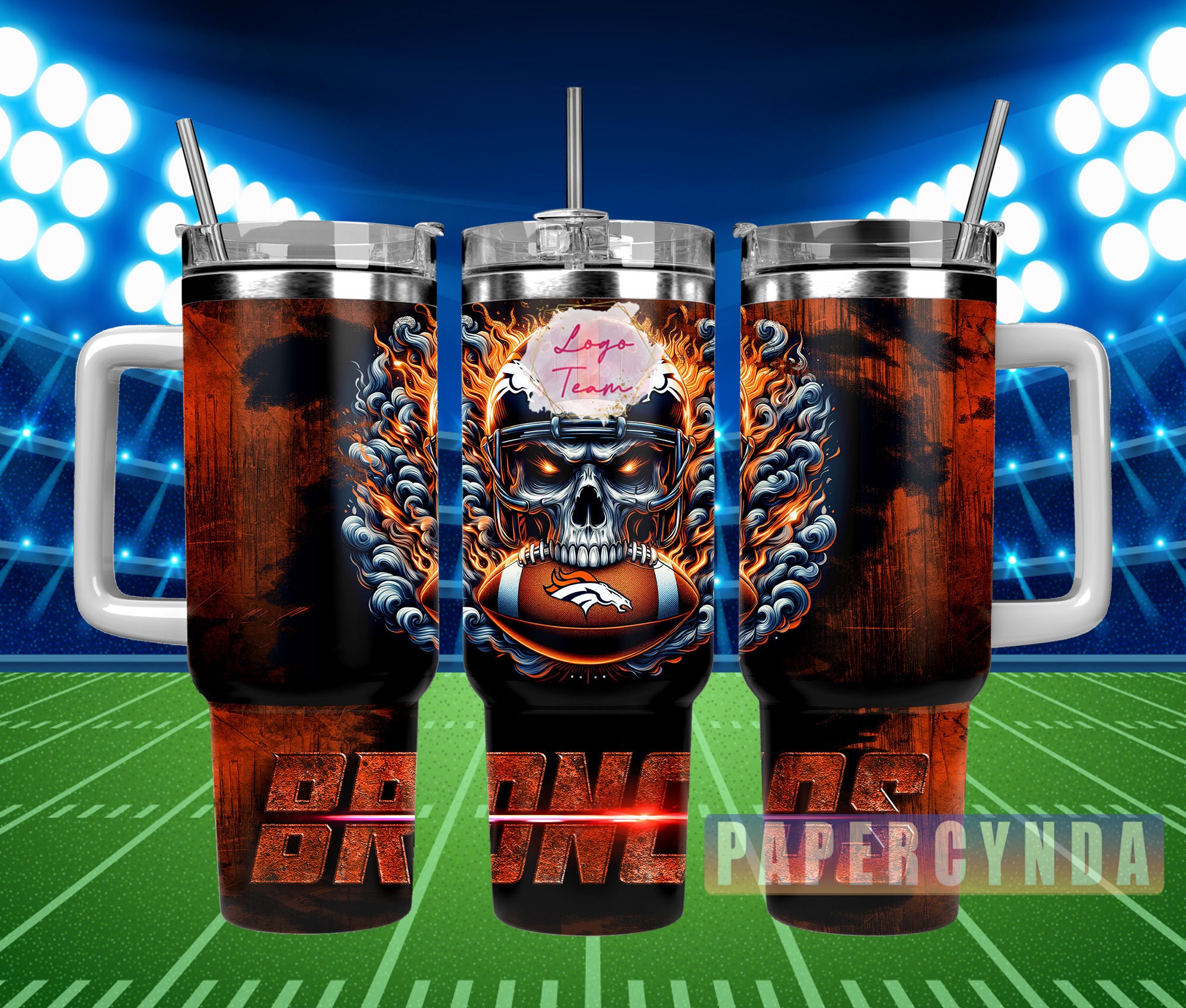 Denver Broncos Custom Stanley Cup 40 oz 30 oz Tumbler With HandleTVC2301833