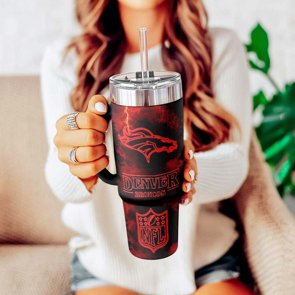 Denver Broncos Custom Stanley Cup 40 oz 30 oz Tumbler With HandleTVC230186 - Image 2