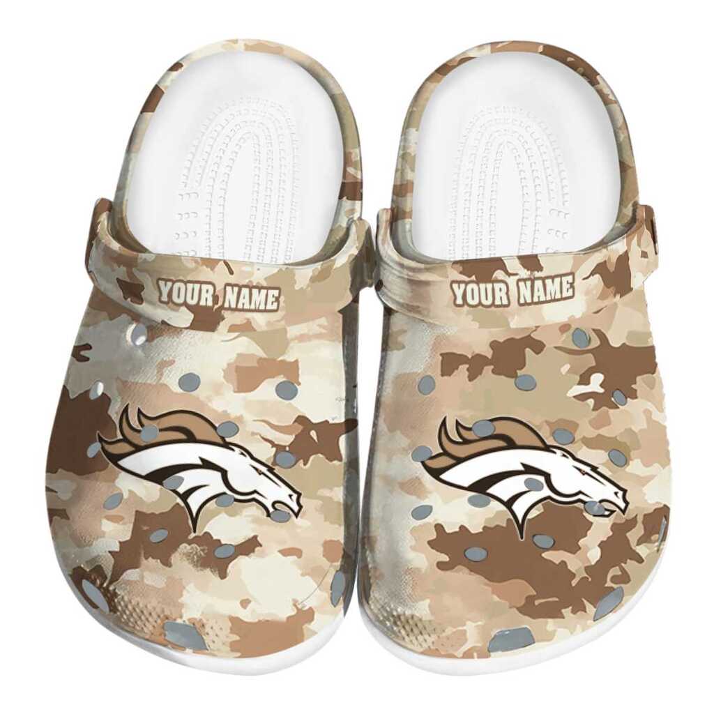 Denver Broncos Desert Camo ClogTVC1801947