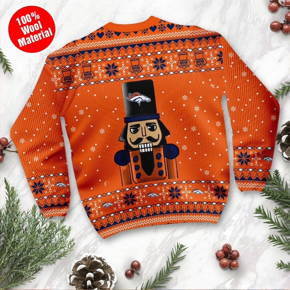 Denver Broncos I Am Not A Player I Just Crush Alot Ugly Christmas Sweater Adult 3D Funny Matching for family - Image 3