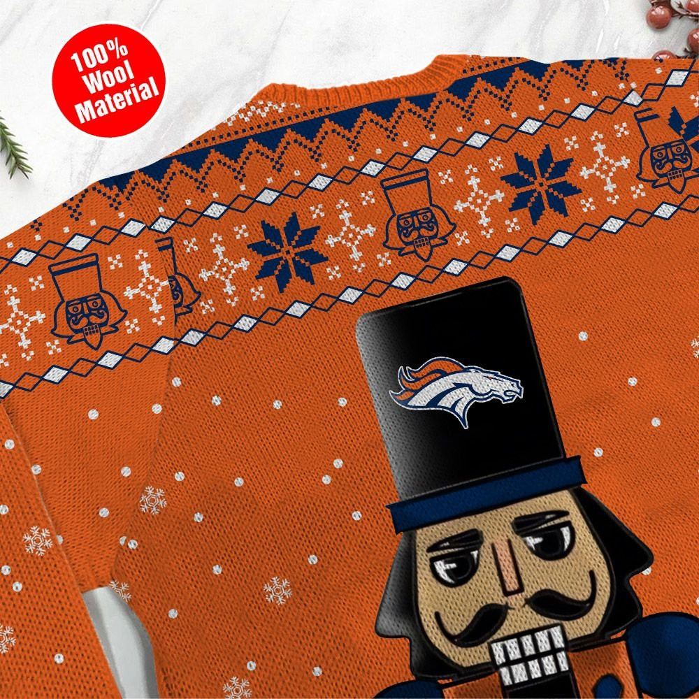 Denver Broncos I Am Not A Player I Just Crush Alot Ugly Christmas Sweater Adult 3D Funny Matching for family - Image 5