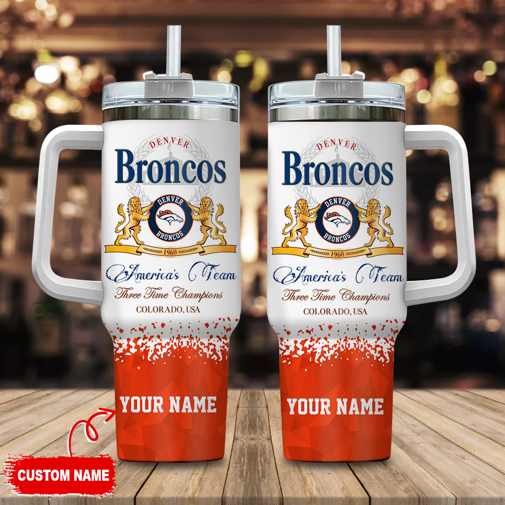 Denver Broncos NFL Champions Modelo Custom Stanley Cup 40 oz 30 oz Tumbler With HandleTVC2301112