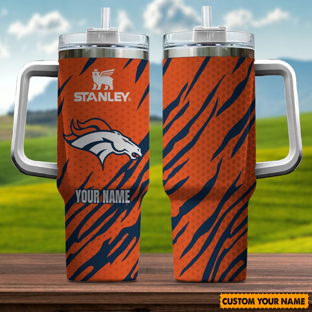Denver Broncos NFL Custom Stanley Cup 40 oz 30 oz Tumbler With HandleTVC230136