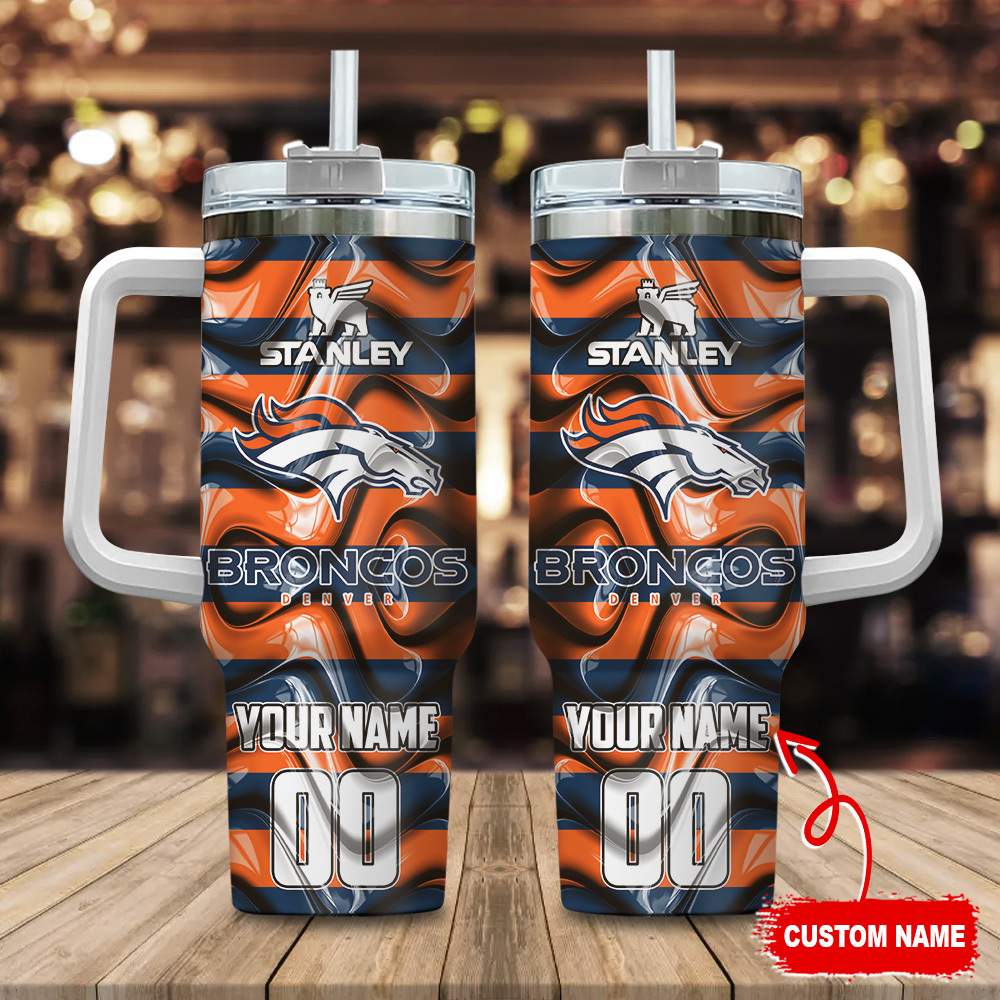Denver Broncos NFL Custom Stanley Cup 40 oz 30 oz Tumbler With HandleTVC230170