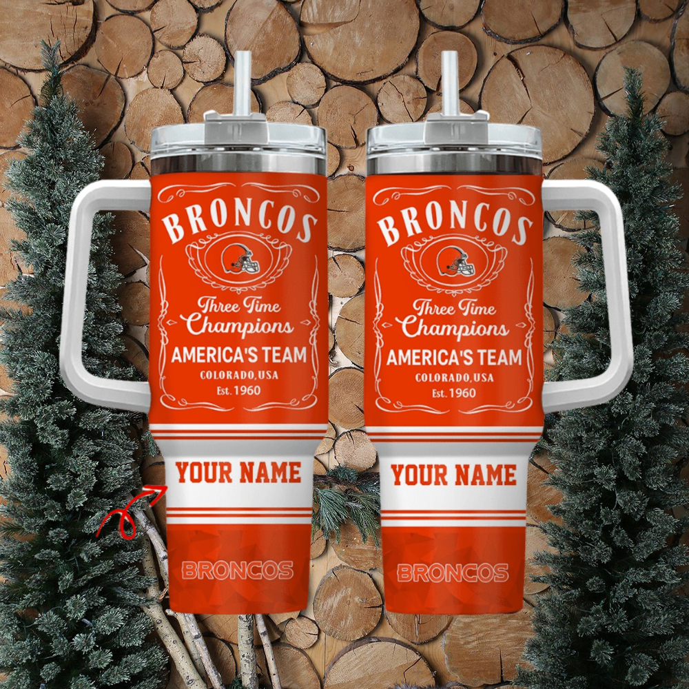 Denver Broncos NFL Custom Stanley Cup 40 oz 30 oz Tumbler With HandleTVC2301969