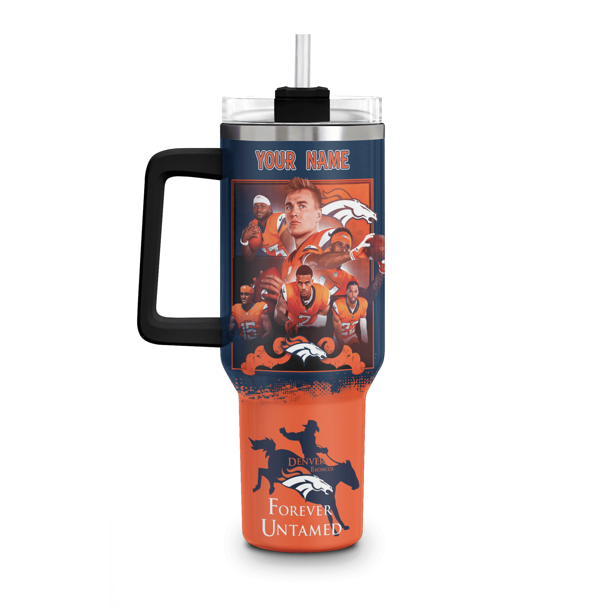 Denver Broncos NFL Custom Stanley Cup 40 oz 30 oz Tumbler With HandleTVC230198 - Image 3
