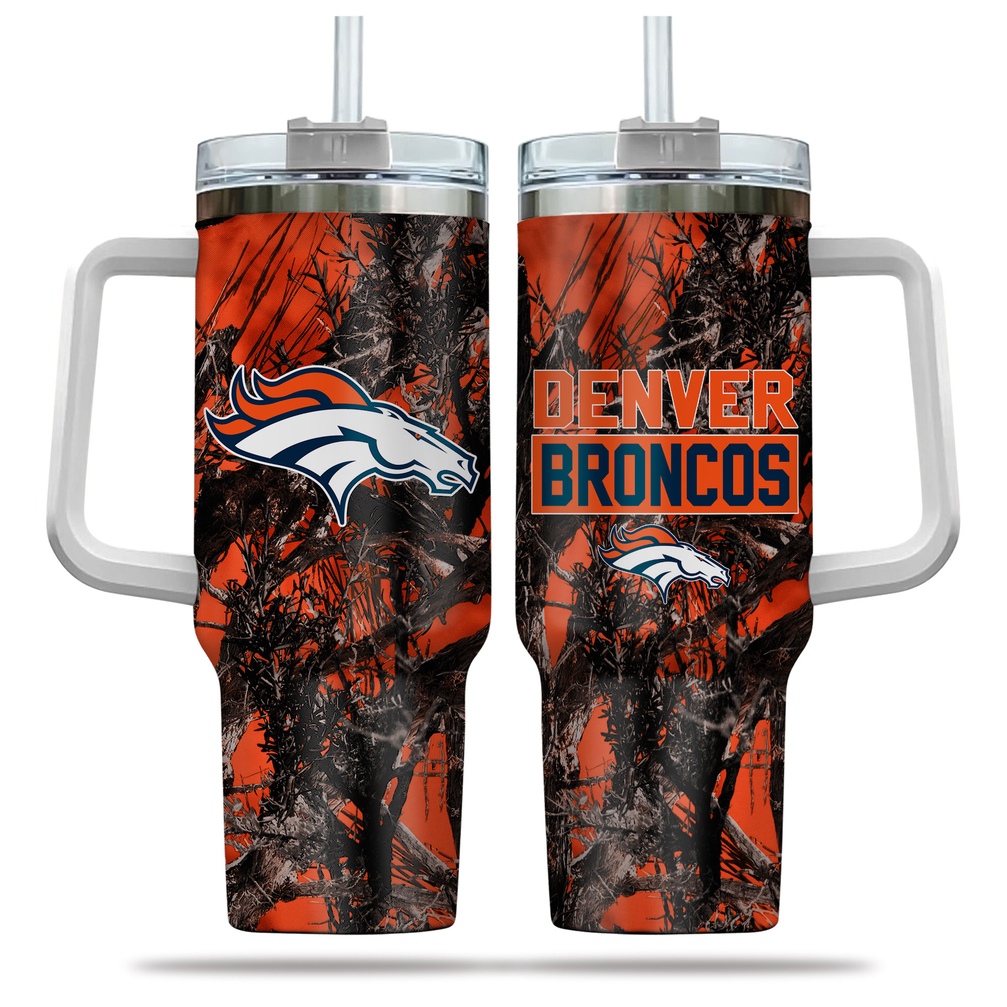 Denver Broncos NFL Hunting Custom Stanley Cup 40 oz 30 oz Tumbler With HandleTVC230182