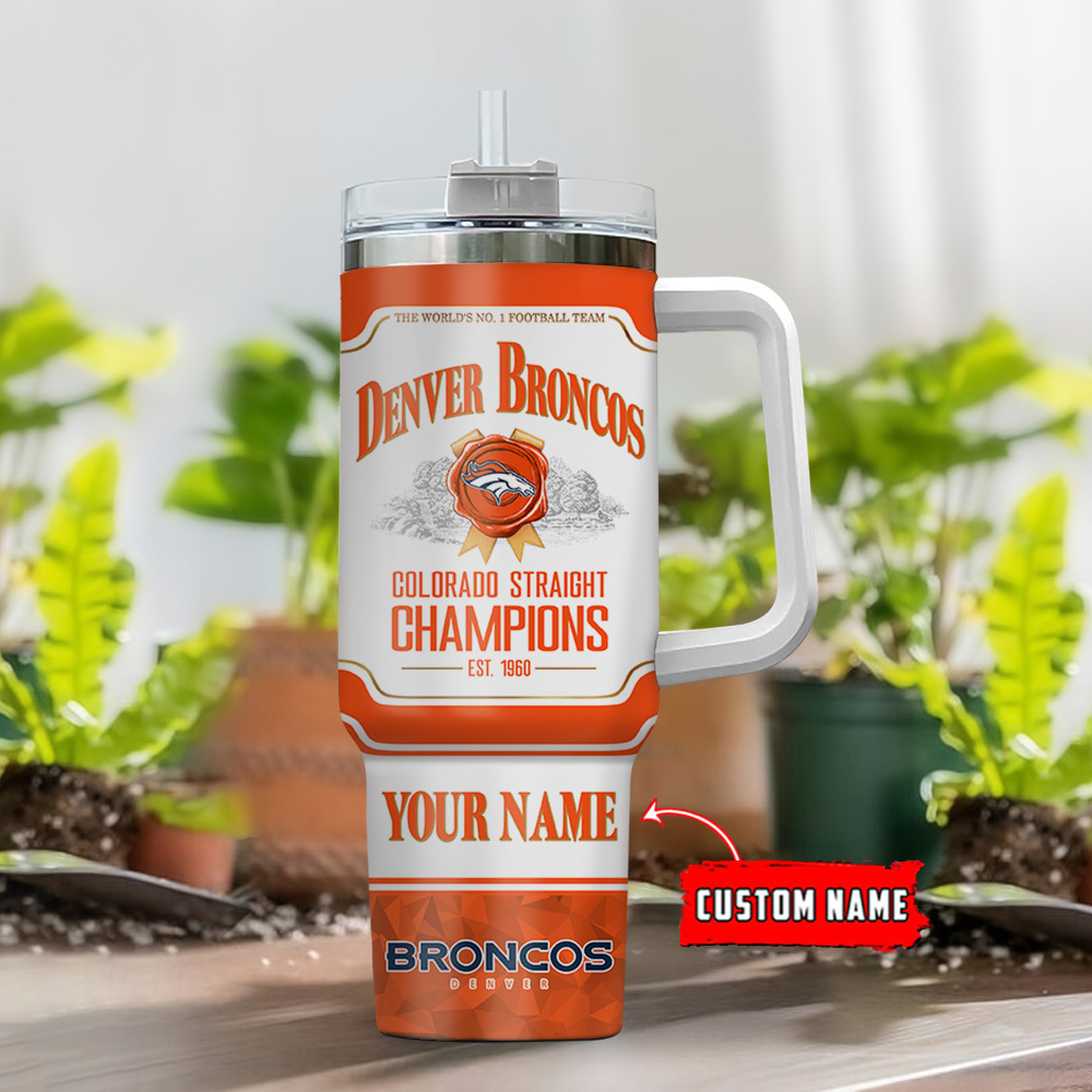 Denver Broncos NFL Jim Beam Custom Stanley Cup 40 oz 30 oz Tumbler With HandleTVC230125 - Image 2