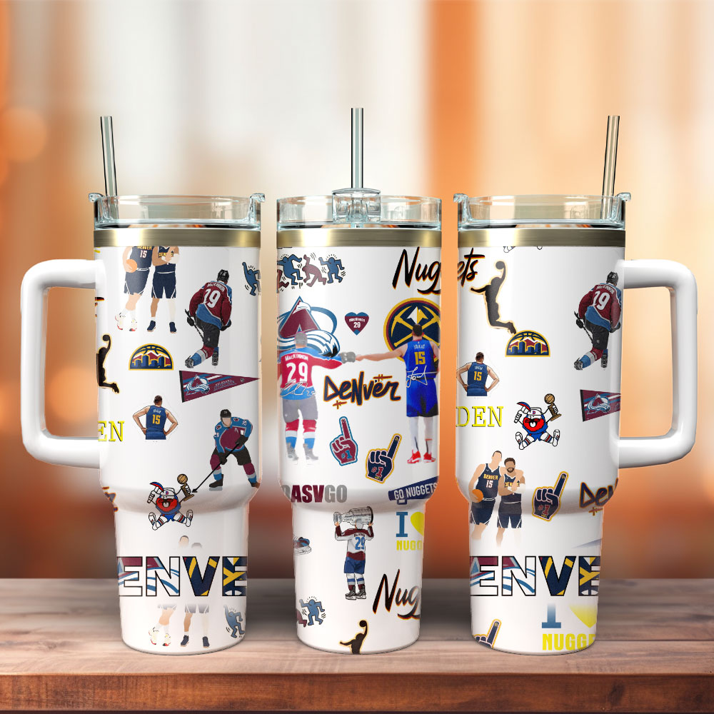 Denver Nuggets NBA Sport Custom Stanley Cup 40 oz 30 oz Tumbler With HandleTVC2301335