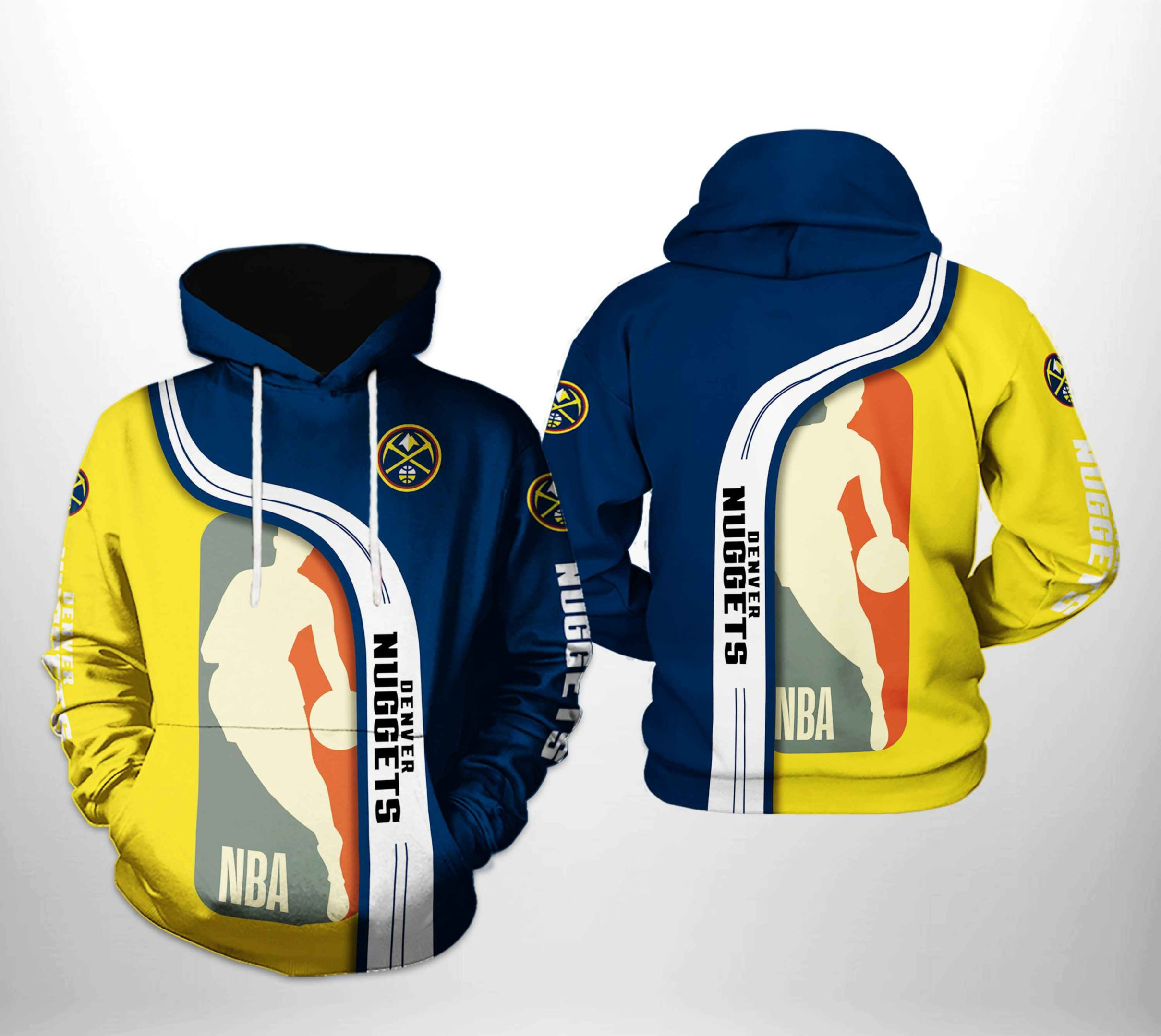 Denver Nuggets NBA Team 3D All Over Print Hoodie, Zip Hoodie