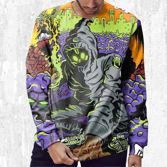 Denzel Curry Comic Art match Sweatshirt - Image 10