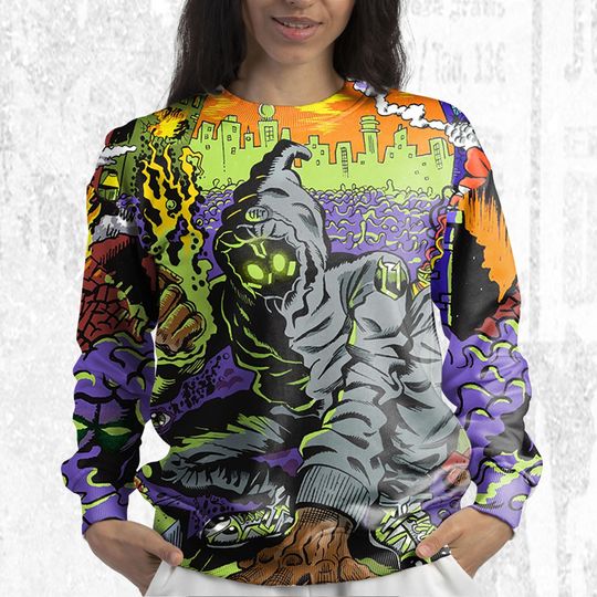 Denzel Curry Comic Art match Sweatshirt - Image 11