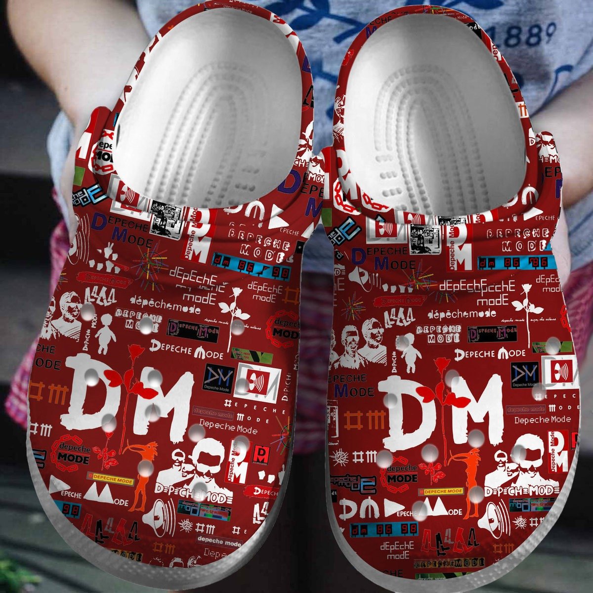 Depeche Mode Music Crocs Crocband Clogs Shoes Comfortable For Men Women and Kids