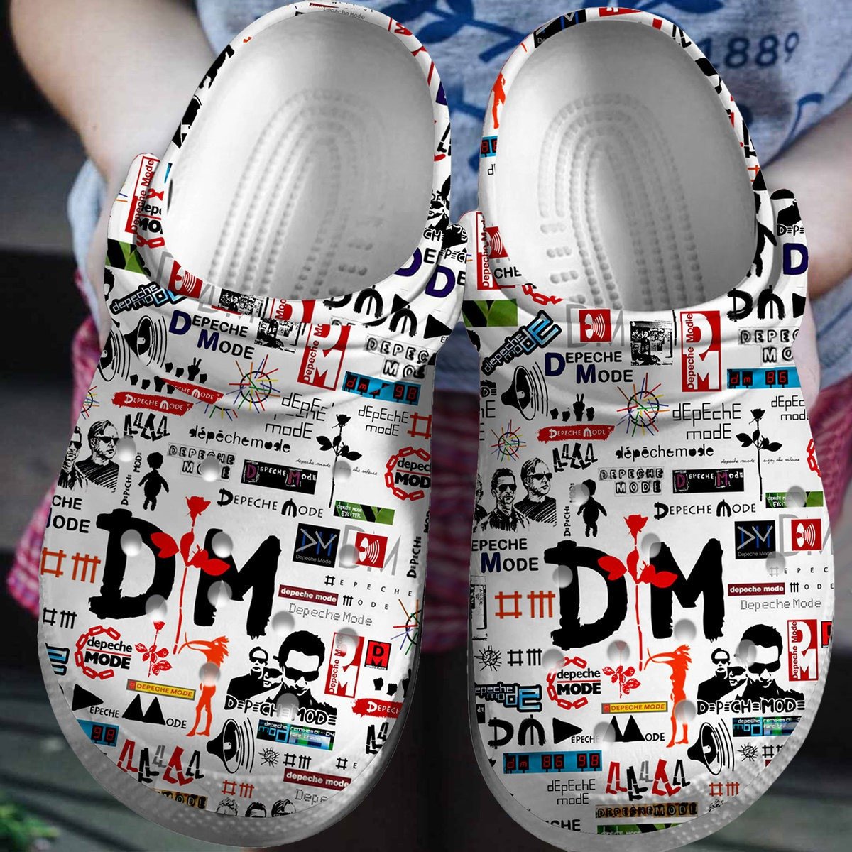 Depeche Mode Music Crocs Crocband Clogs Shoes Comfortable For Men Women and Kids