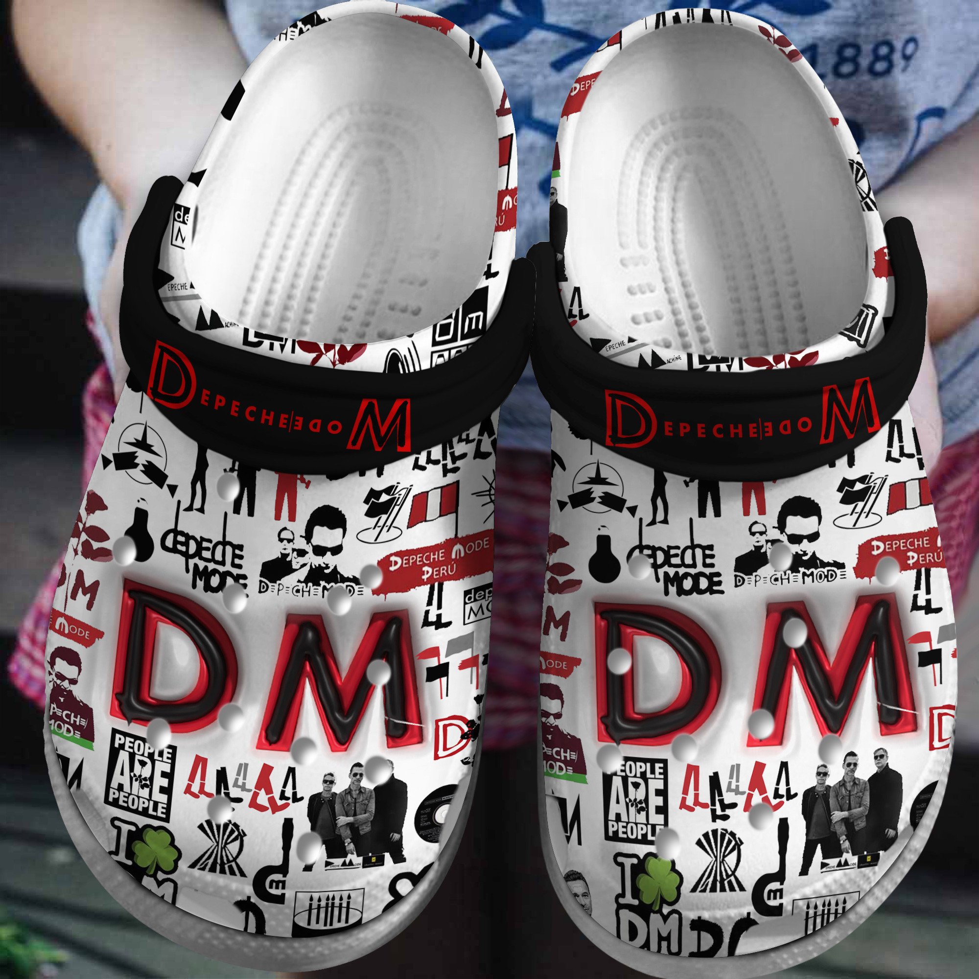 Depeche Mode Music Crocs Crocband Clogs Shoes Comfortable For Men Women and Kids