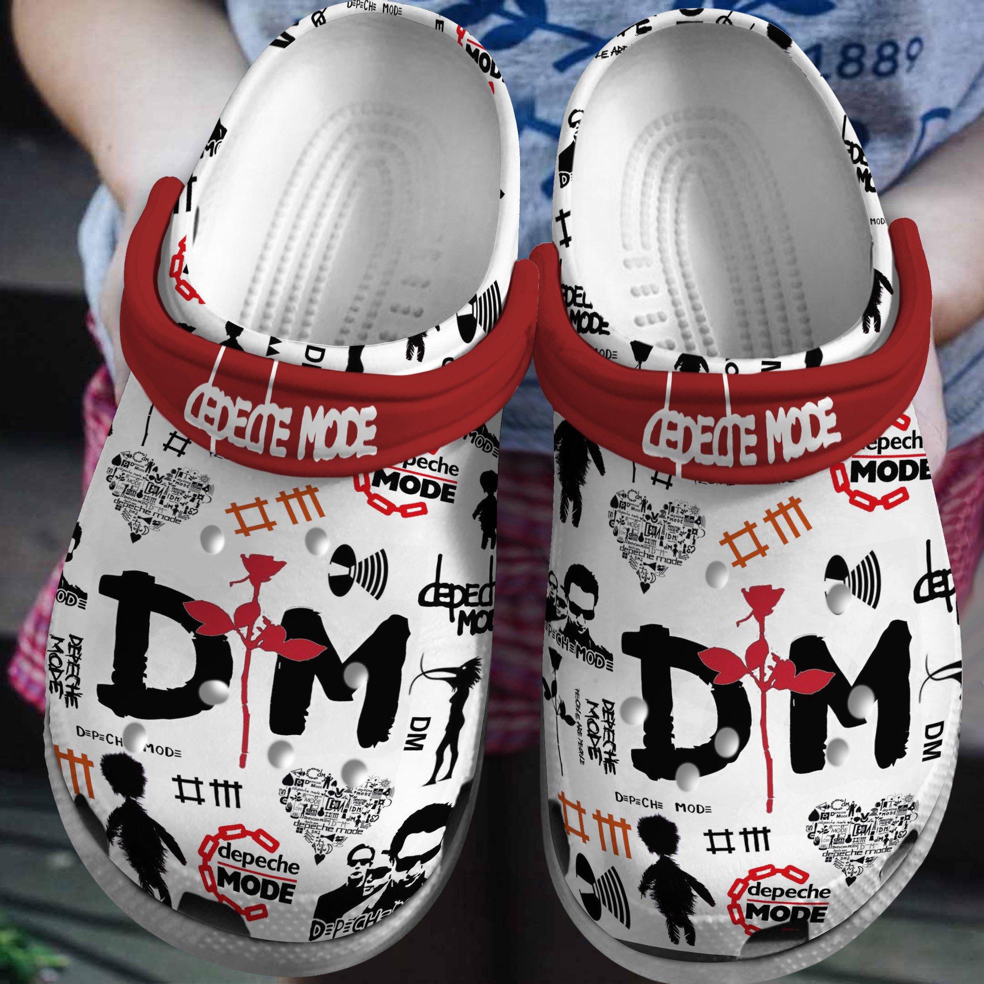 Depeche Mode Music Crocs Crocband Clogs Shoes Comfortable For Men Women and Kids