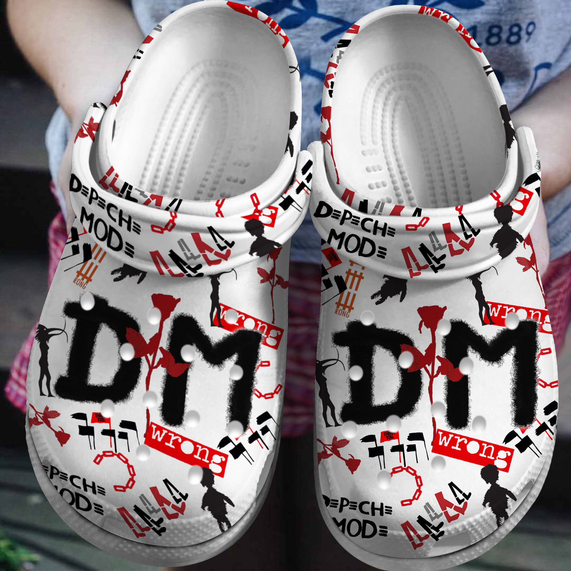 Depeche Mode Music Crocs Crocband Clogs Shoes Comfortable For Men Women and Kids