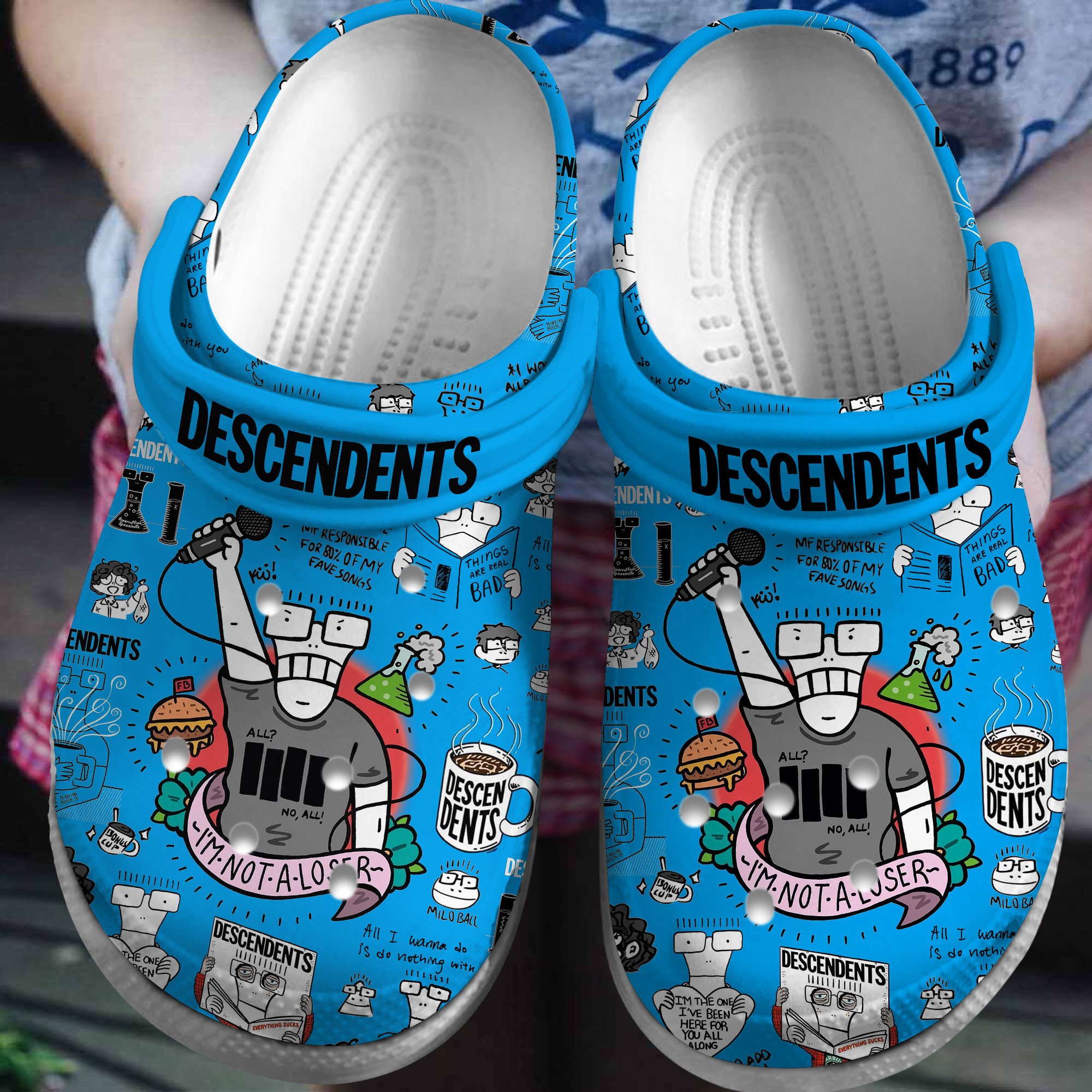 Descendants TV Series Crocs Crocband Clogs Shoes Comfortable For Men Women and Kids