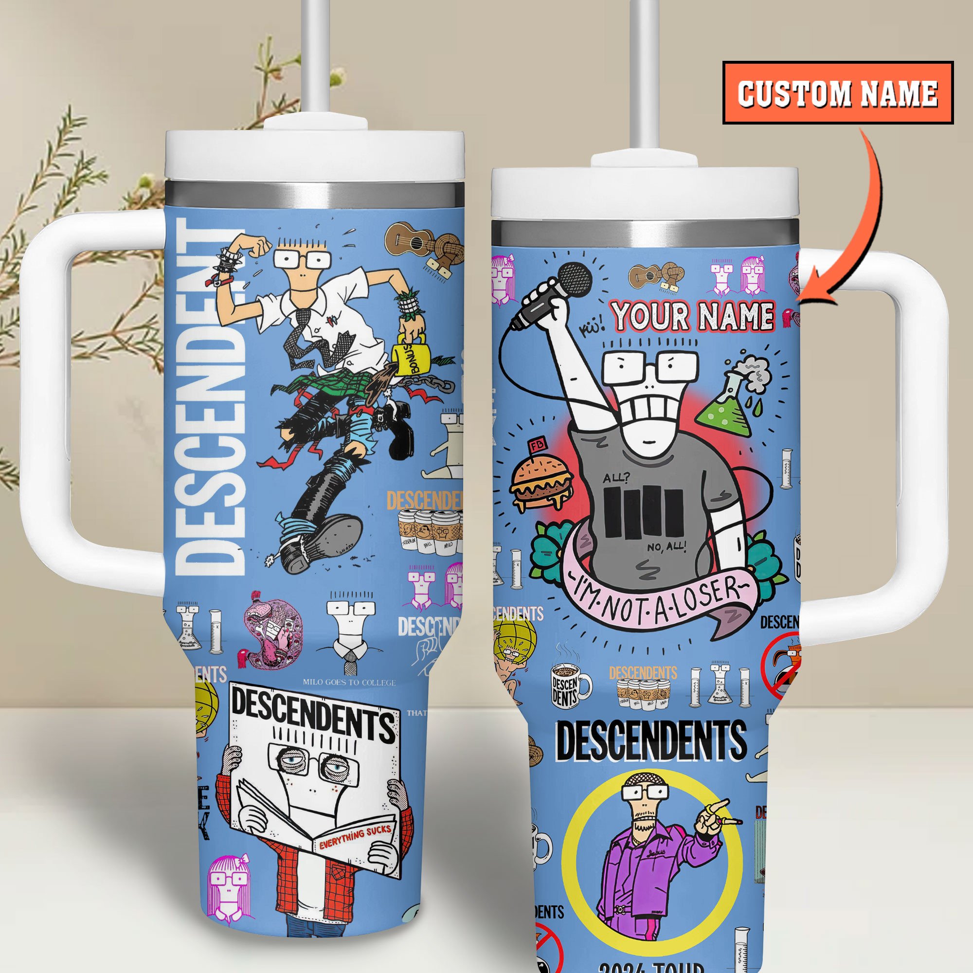Descendents Music Custom Stanley Cup 40 oz 30 oz Tumbler With HandleTVC2301685