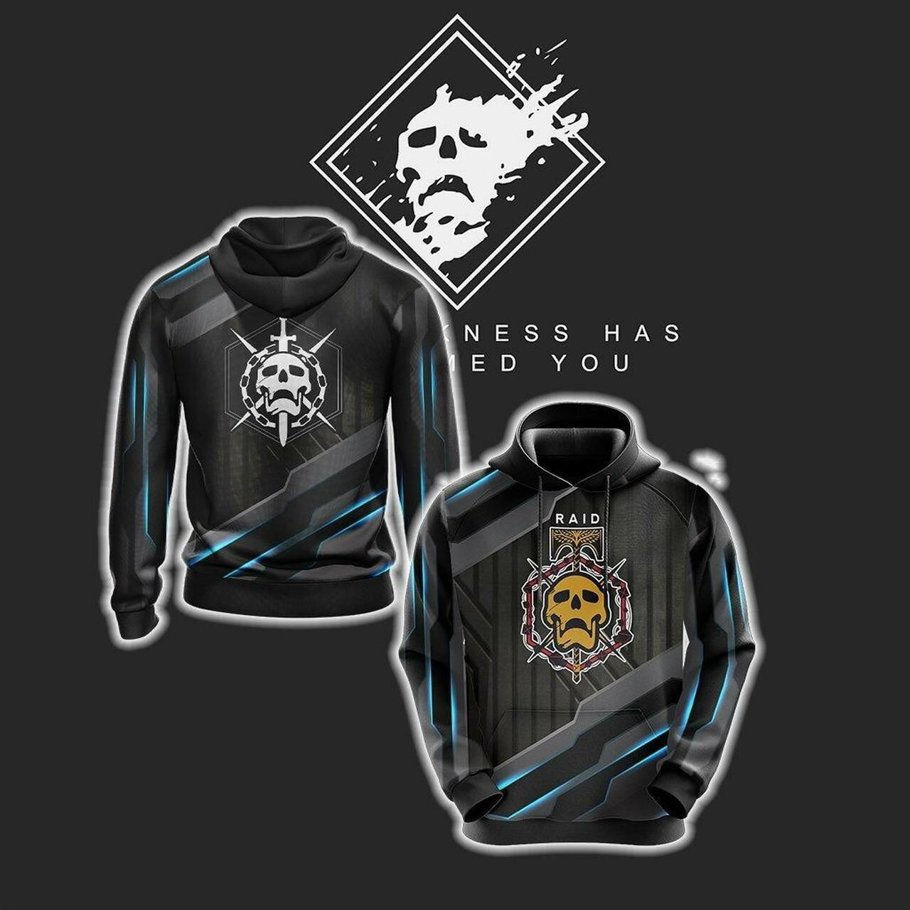 Destiny 2 - Raid Unisex 3D All Over Print Hoodie, Zip Hoodie