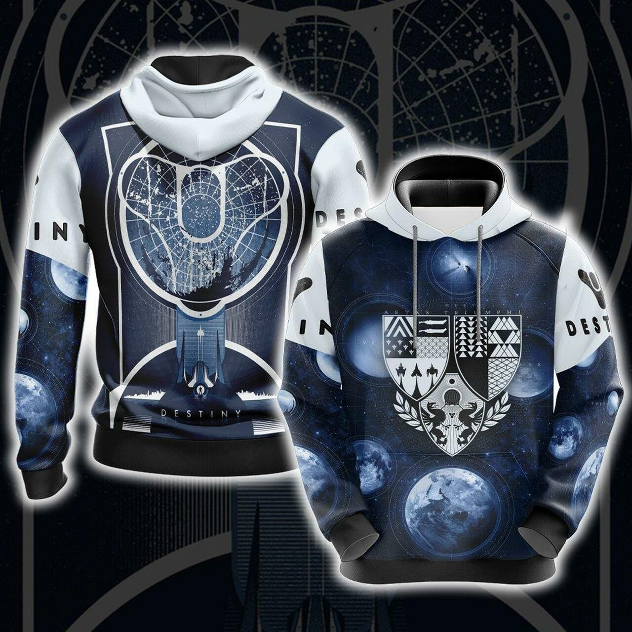 Destiny New Collection Unisex 3D All Over Print Hoodie, Zip Hoodie