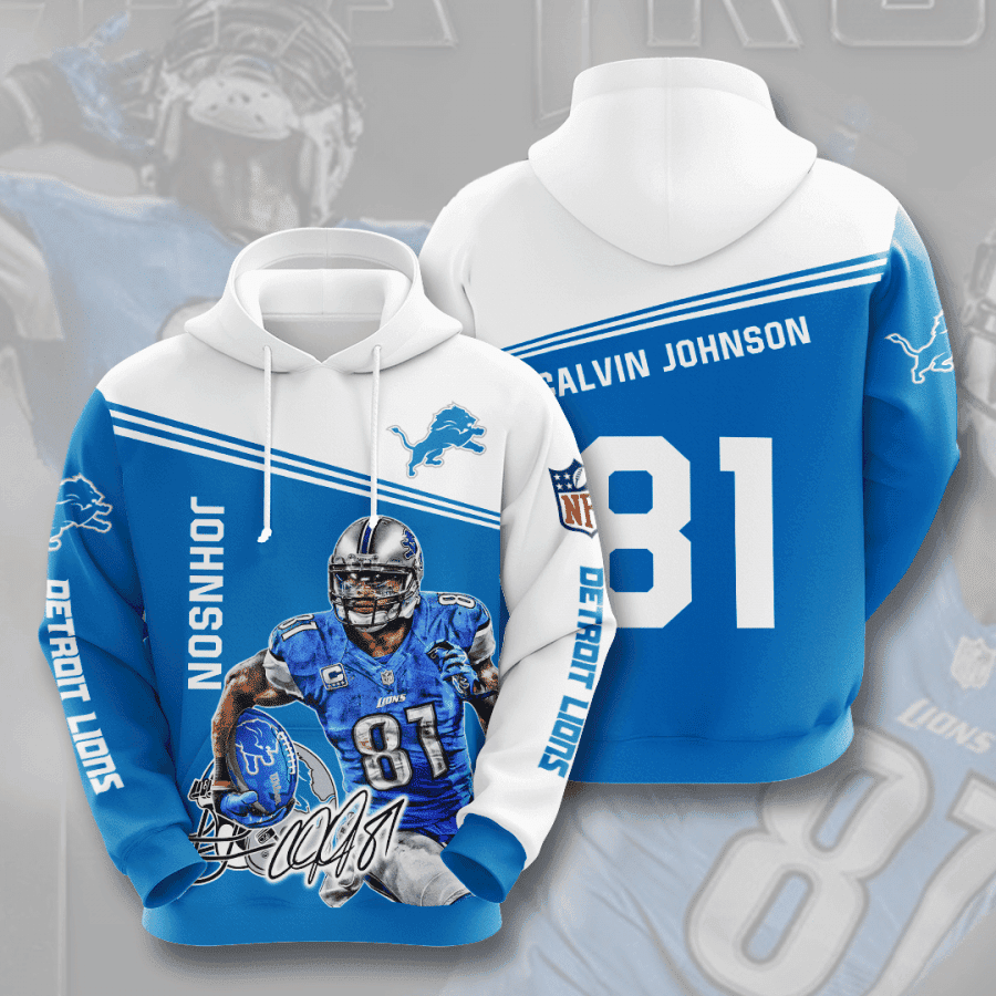 Detroit Lions 3D All Over Print Hoodie, Zip Hoodie