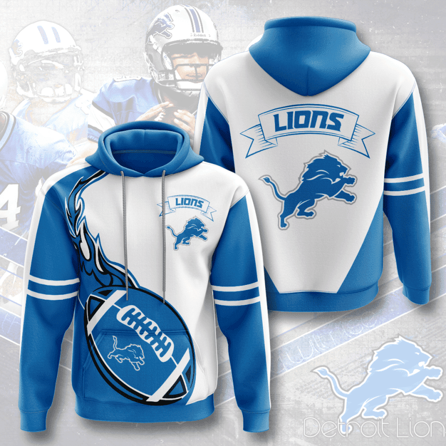 Detroit Lions 3D All Over Print Hoodie, Zip Hoodie