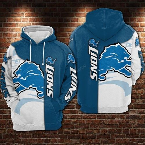 Detroit Lions 3D All Over Print Hoodie, Zip Hoodie