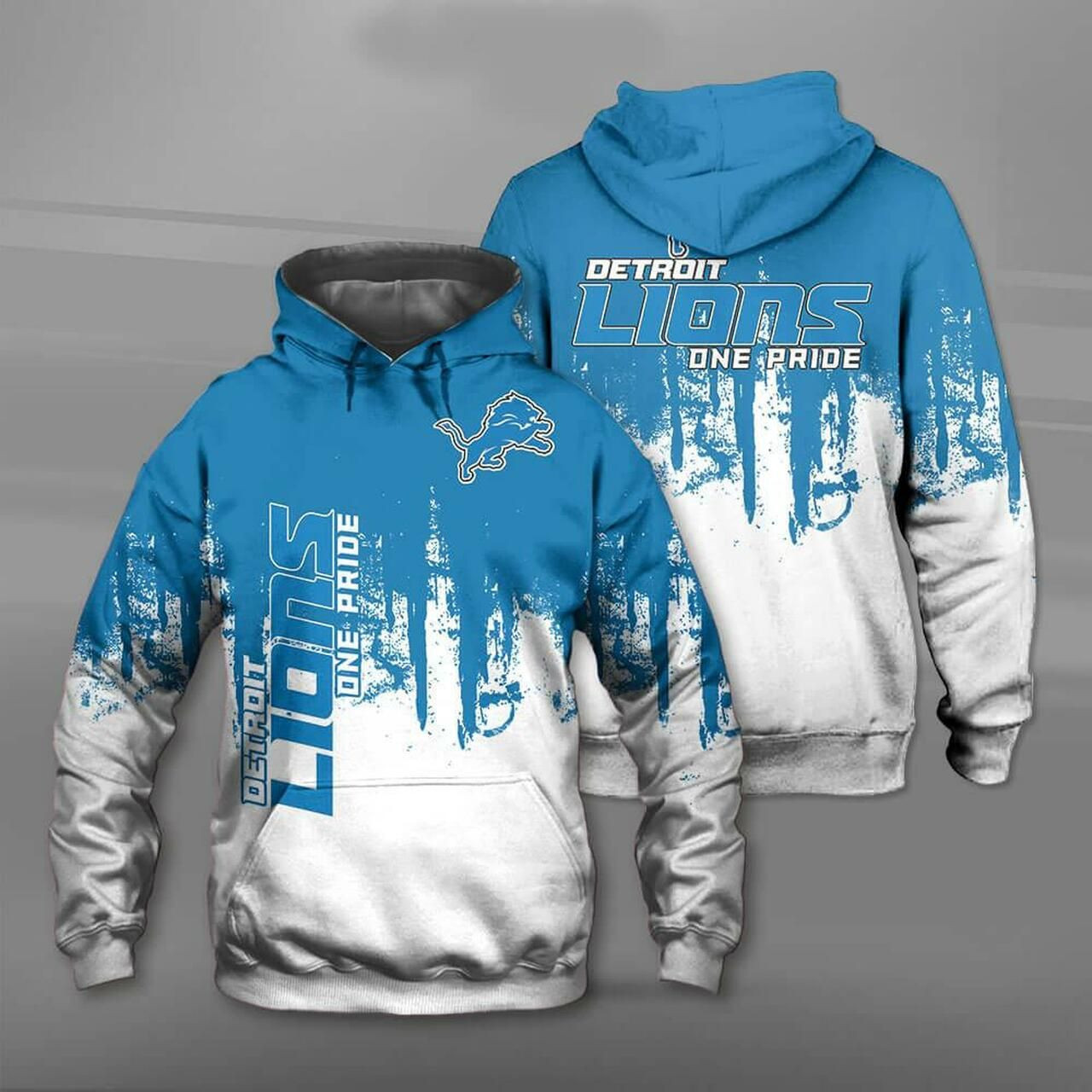 Detroit Lions 3D All Over Print Hoodie, Zip Hoodie