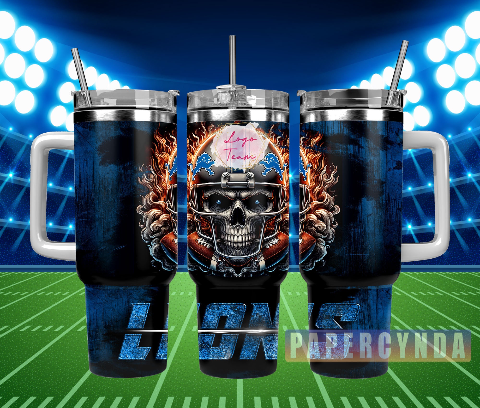 Detroit Lions Custom Stanley Cup 40 oz 30 oz Tumbler With HandleTVC2301834