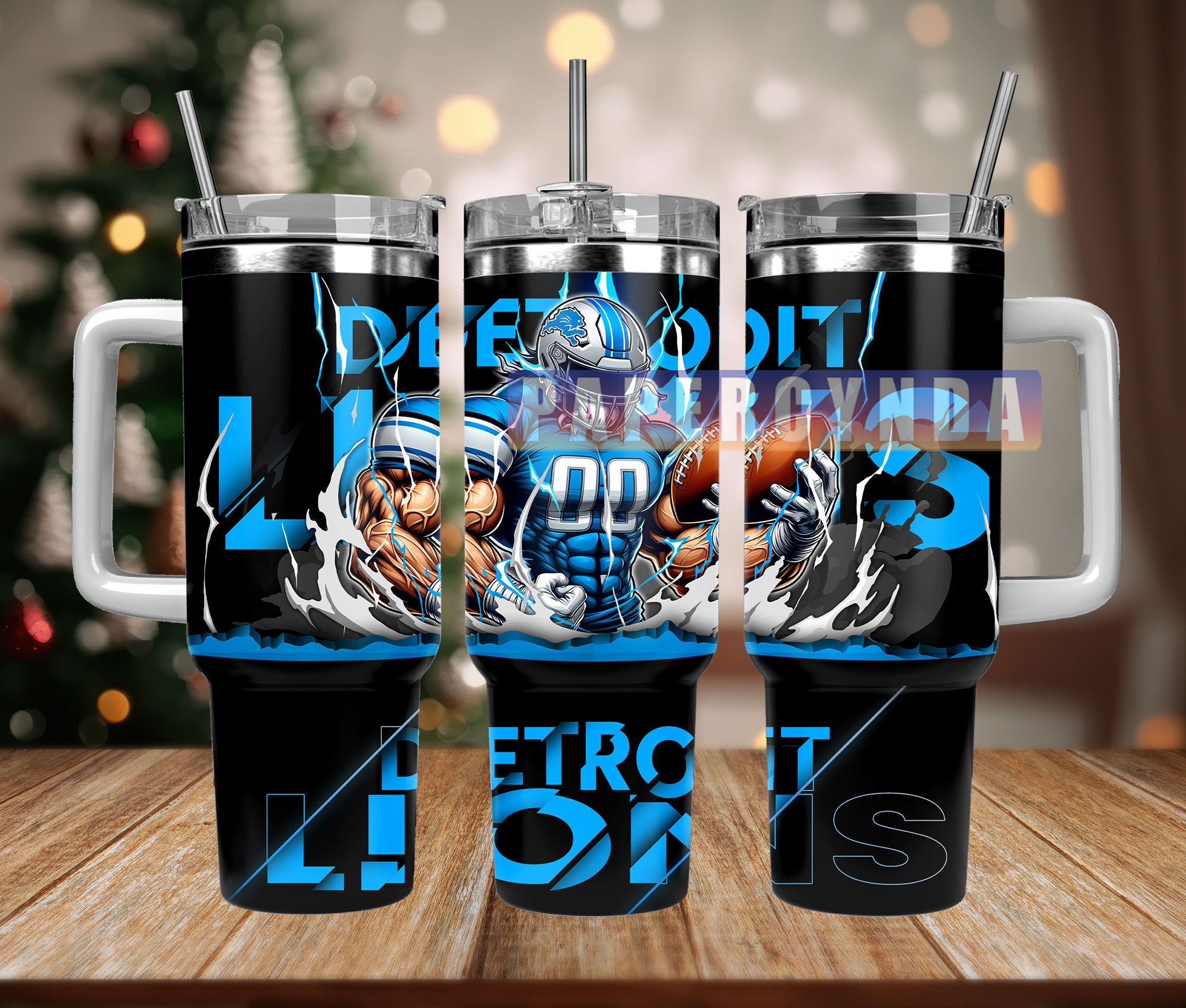 Detroit Lions Custom Stanley Cup 40 oz 30 oz Tumbler With HandleTVC2301834