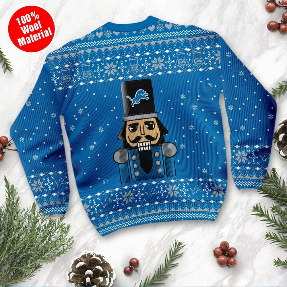 Detroit Lions I Am Not A Player I Just Crush Alot Ugly Christmas Sweater Adult 3D Funny Matching for family - Image 3
