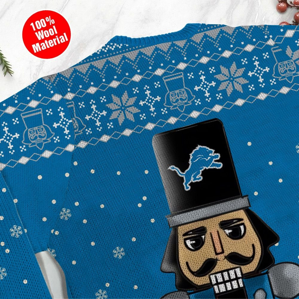 Detroit Lions I Am Not A Player I Just Crush Alot Ugly Christmas Sweater Adult 3D Funny Matching for family - Image 5