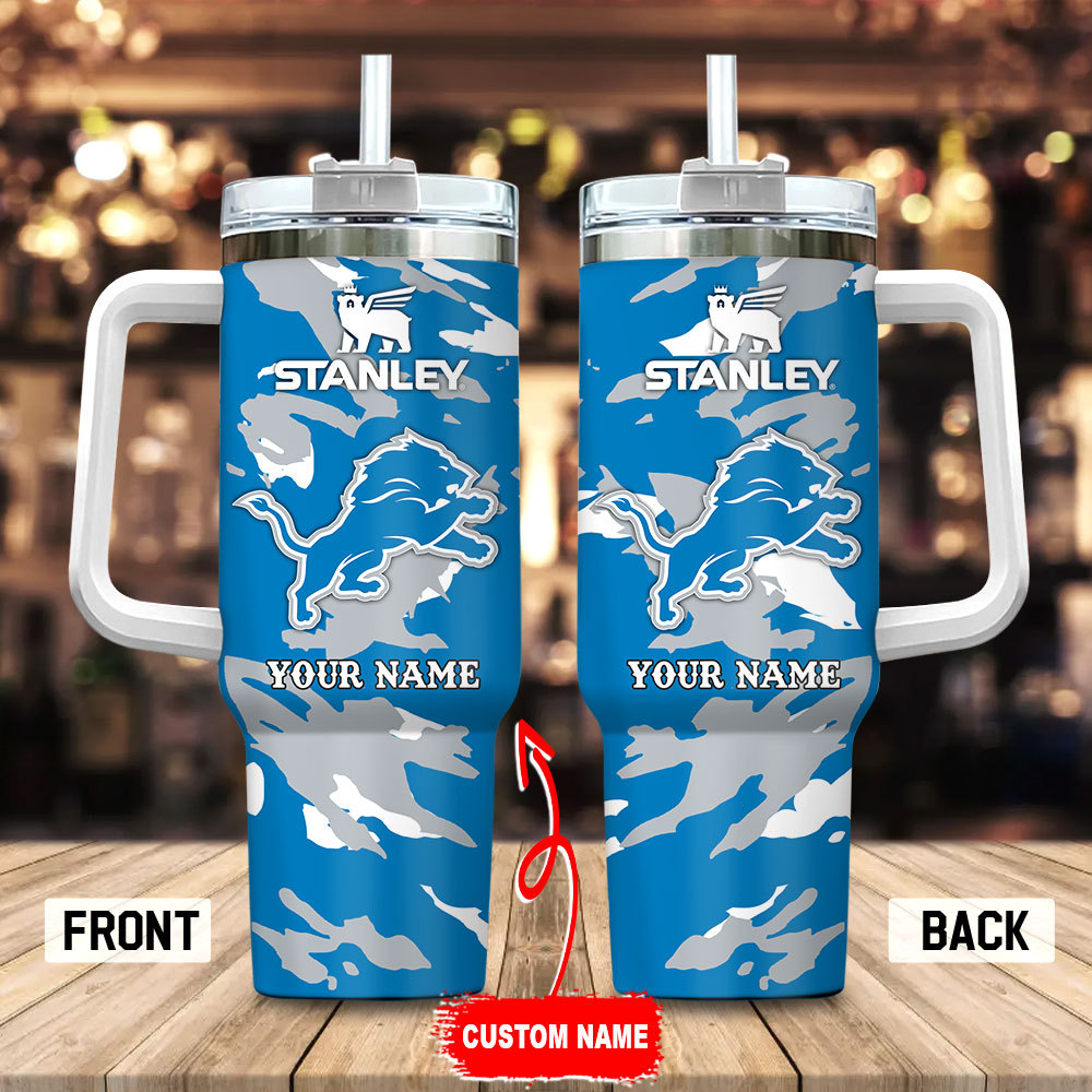 Detroit Lions NFL Custom Stanley Cup 40 oz 30 oz Tumbler With HandleTVC2301100