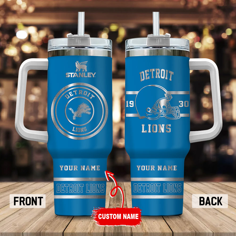 Detroit Lions NFL Custom Stanley Cup 40 oz 30 oz Tumbler With HandleTVC230153