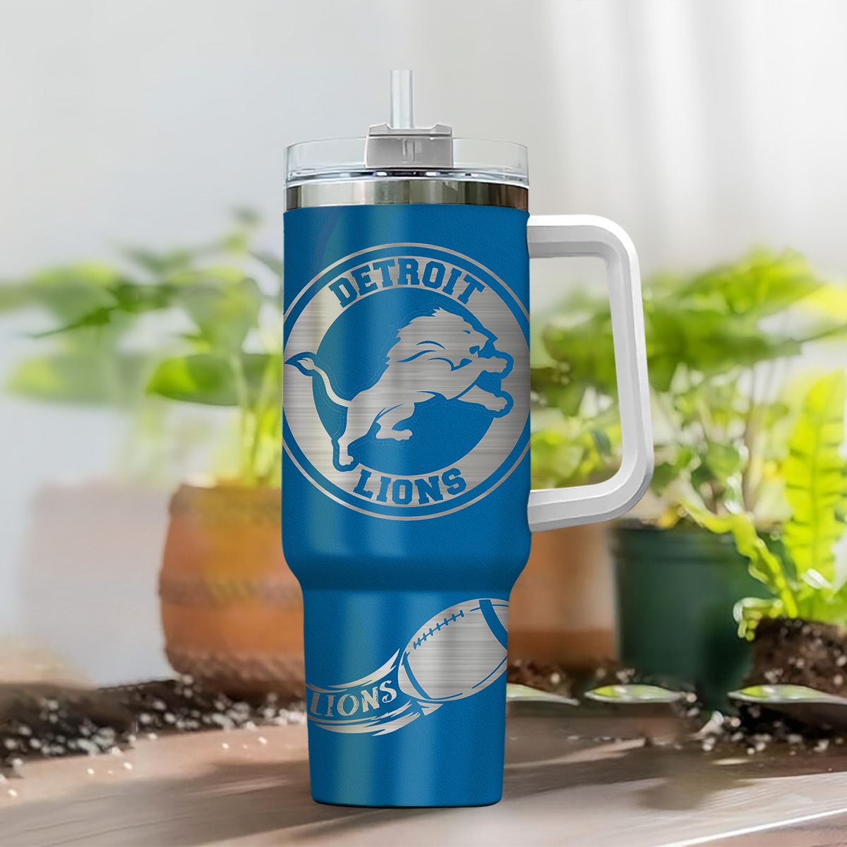 Detroit Lions NFL Custom Stanley Cup 40 oz 30 oz Tumbler With HandleTVC230178 - Image 2