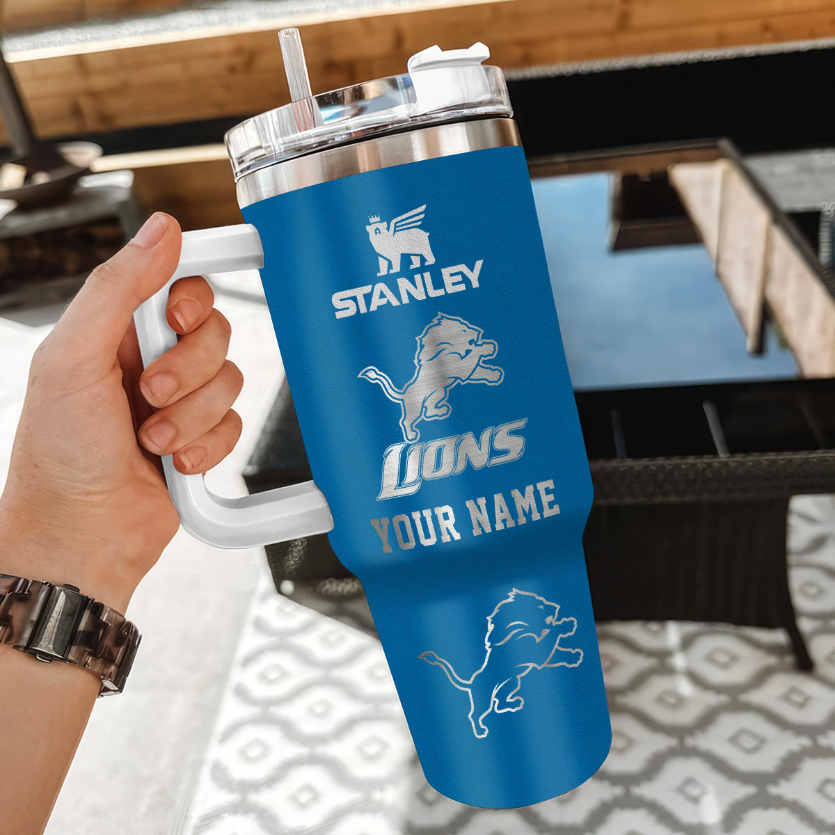 Detroit Lions NFL Custom Stanley Cup 40 oz 30 oz Tumbler With HandleTVC230178 - Image 3