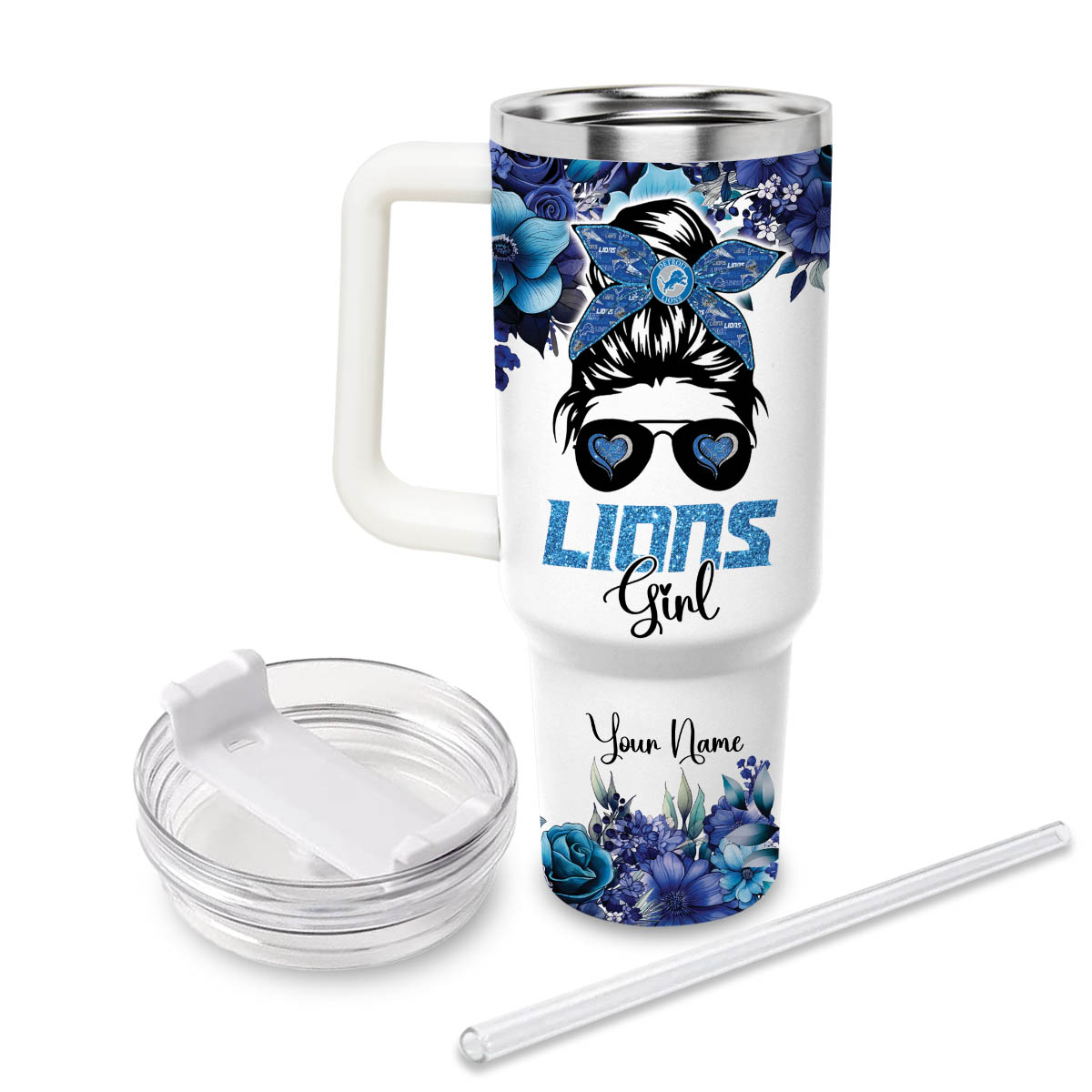 Detroit Lions NFL Custom Stanley Cup 40 oz 30 oz Tumbler With HandleTVC2301812 - Image 2