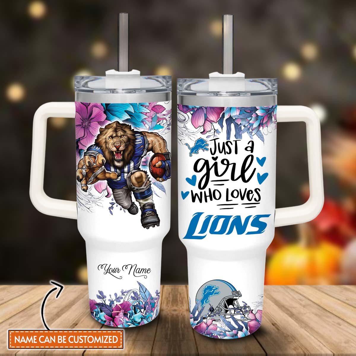 Detroit Lions NFL Custom Stanley Cup 40 oz 30 oz Tumbler With HandleTVC2301814